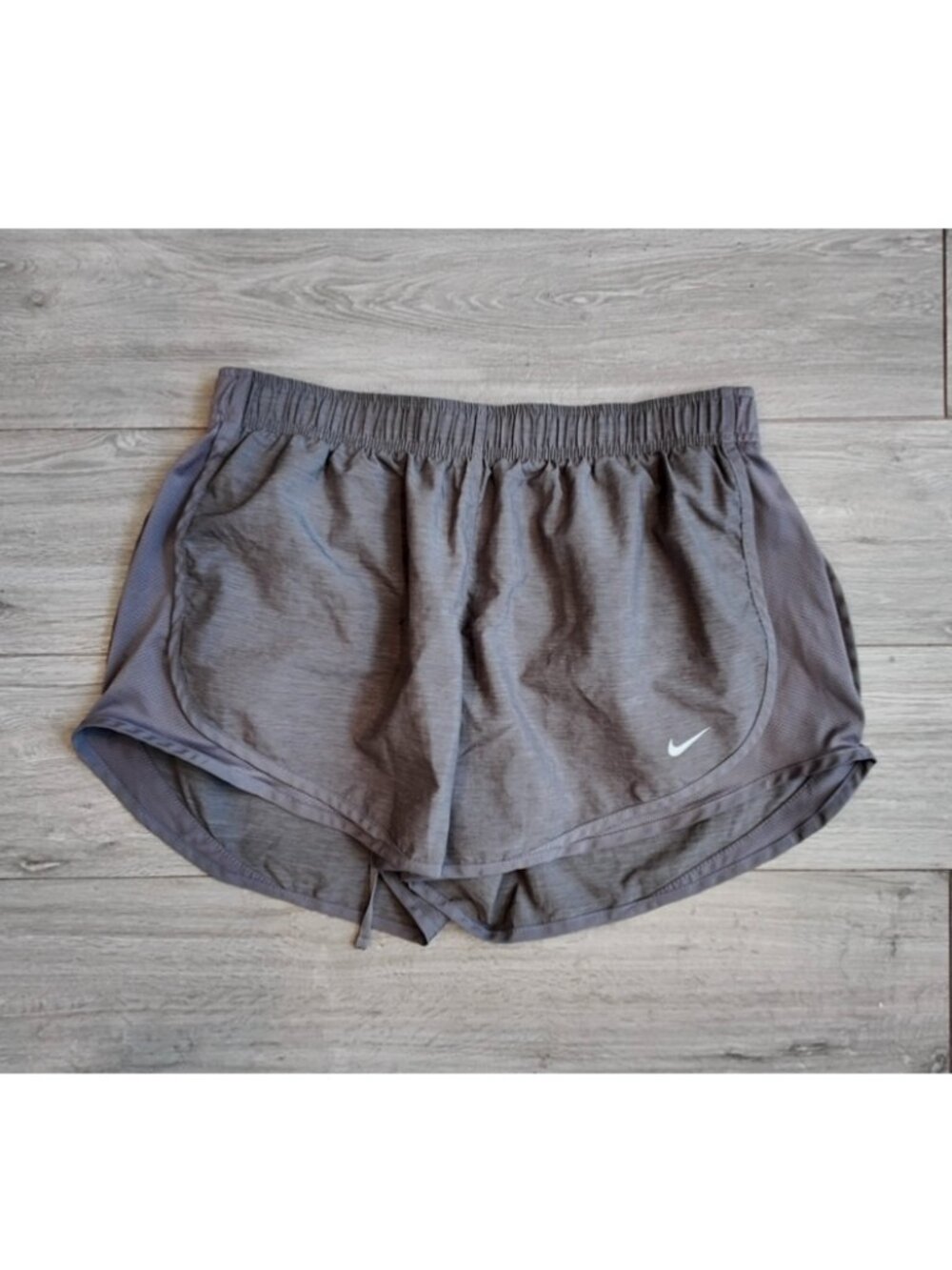 Nike Women's Gray Athletic Running Shorts Size L
